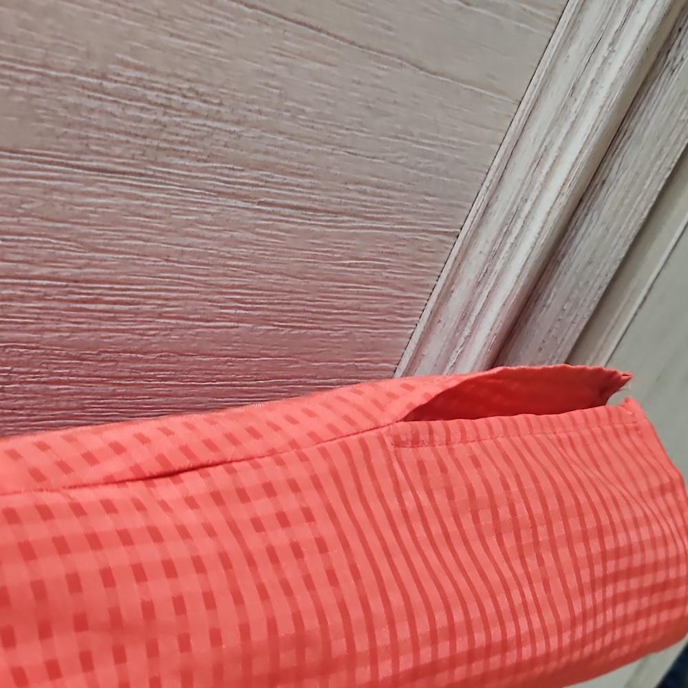 Notations Vibrant Orange Button Down Blouse - image 6